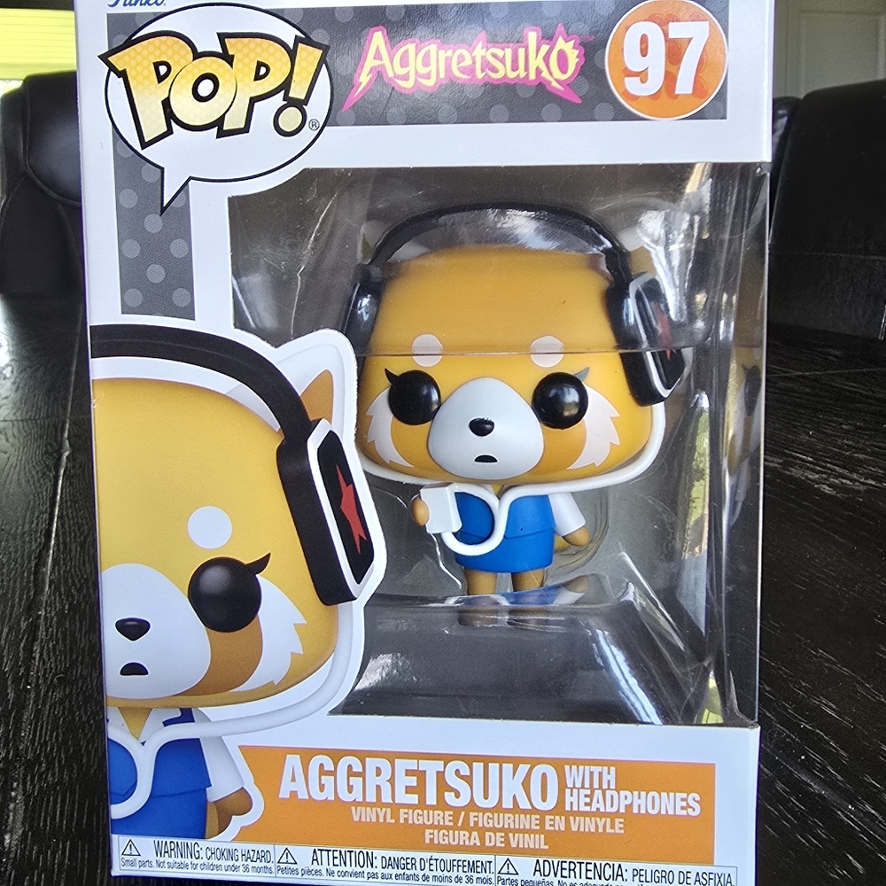 Funko Pop! Aggretsuko with Headphones #97 New in Box